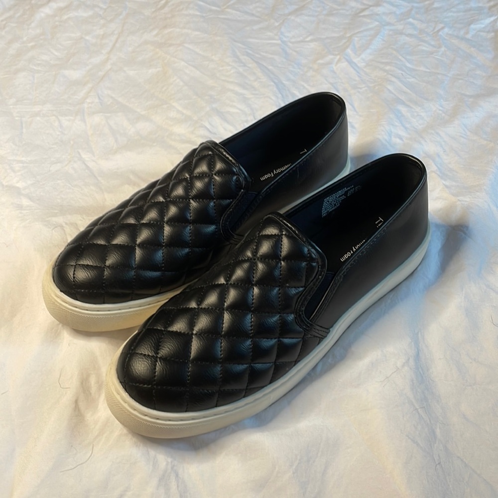 Black Slip On Sneakers